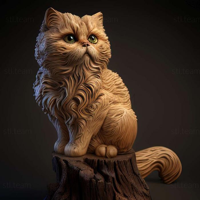 3D model Ragamuffin cat (STL)